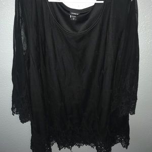 Torrid Lace Black Top
